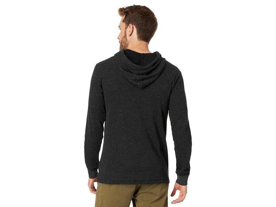 Billabong Keystone Long Sleeve Two-Tone Waffle-Knit Thermal Pullover Hoodie Product Image