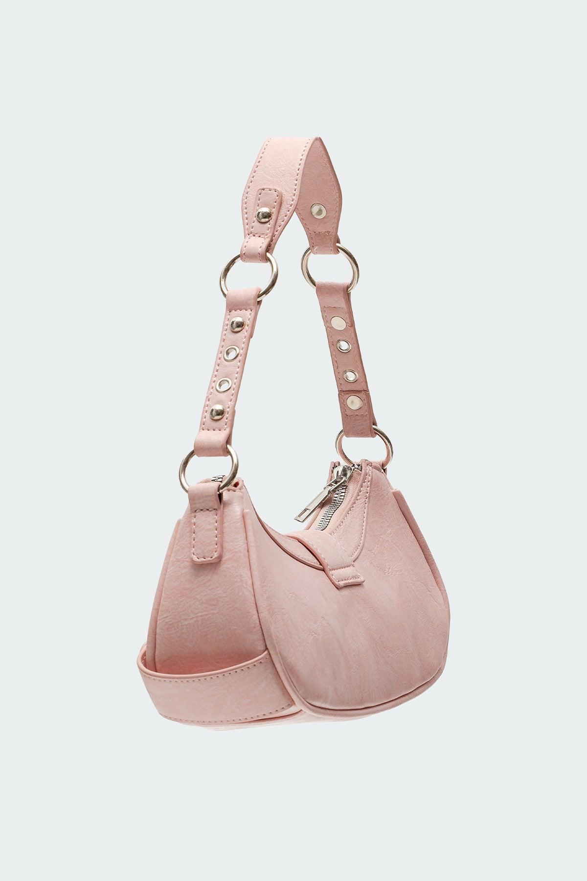Hardware Faux Leather Bag Product Image