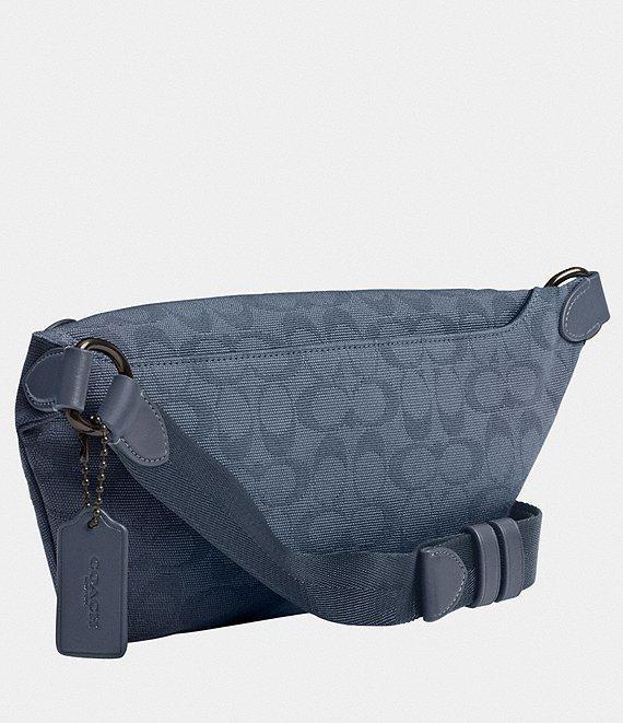 COACH Signature Canvas Jacquard/Refined Calfskin Leather League Belt Bag Product Image