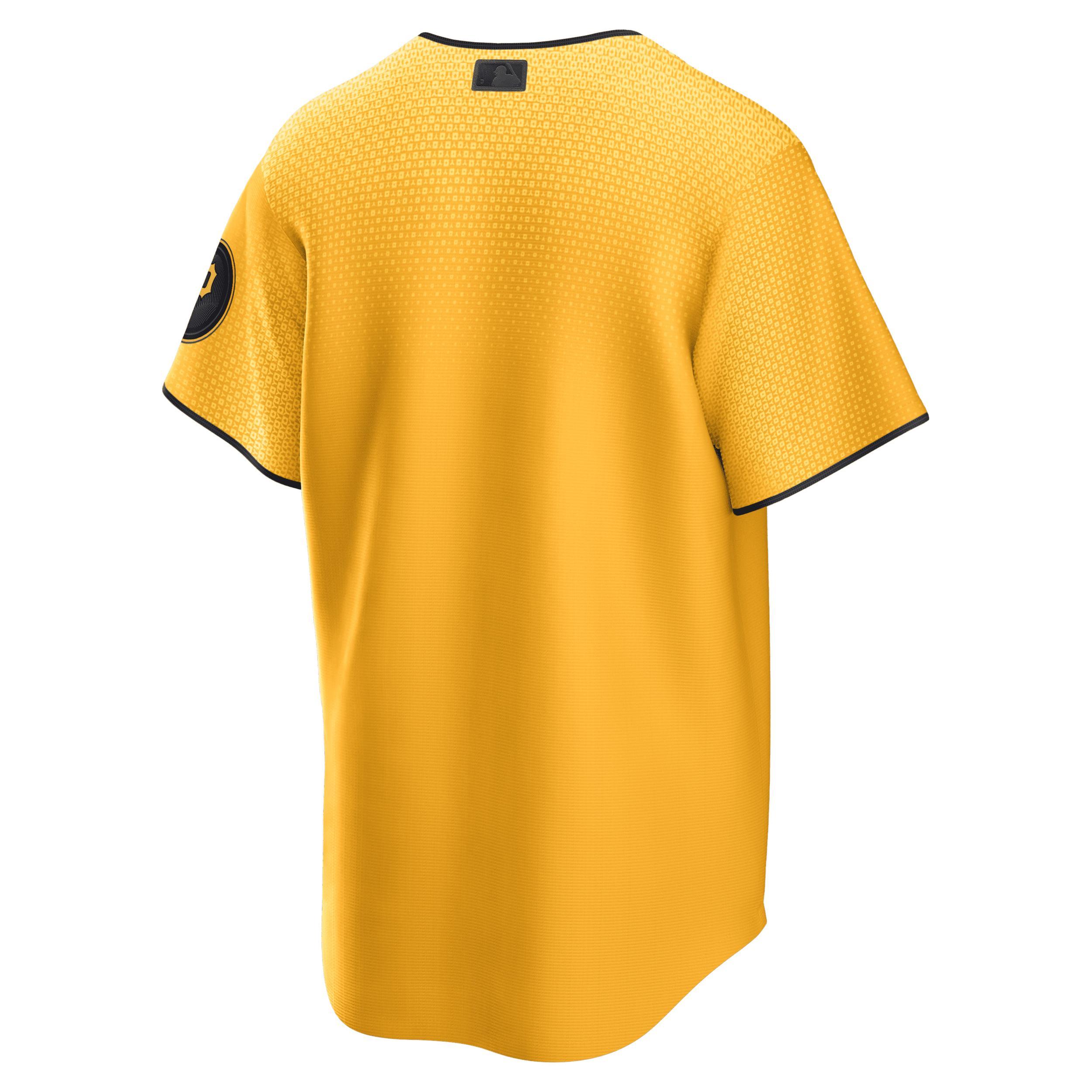 Men's Nike  Gold Pittsburgh Pirates 2023 City Connect Replica Jersey, Size: 2XL Product Image