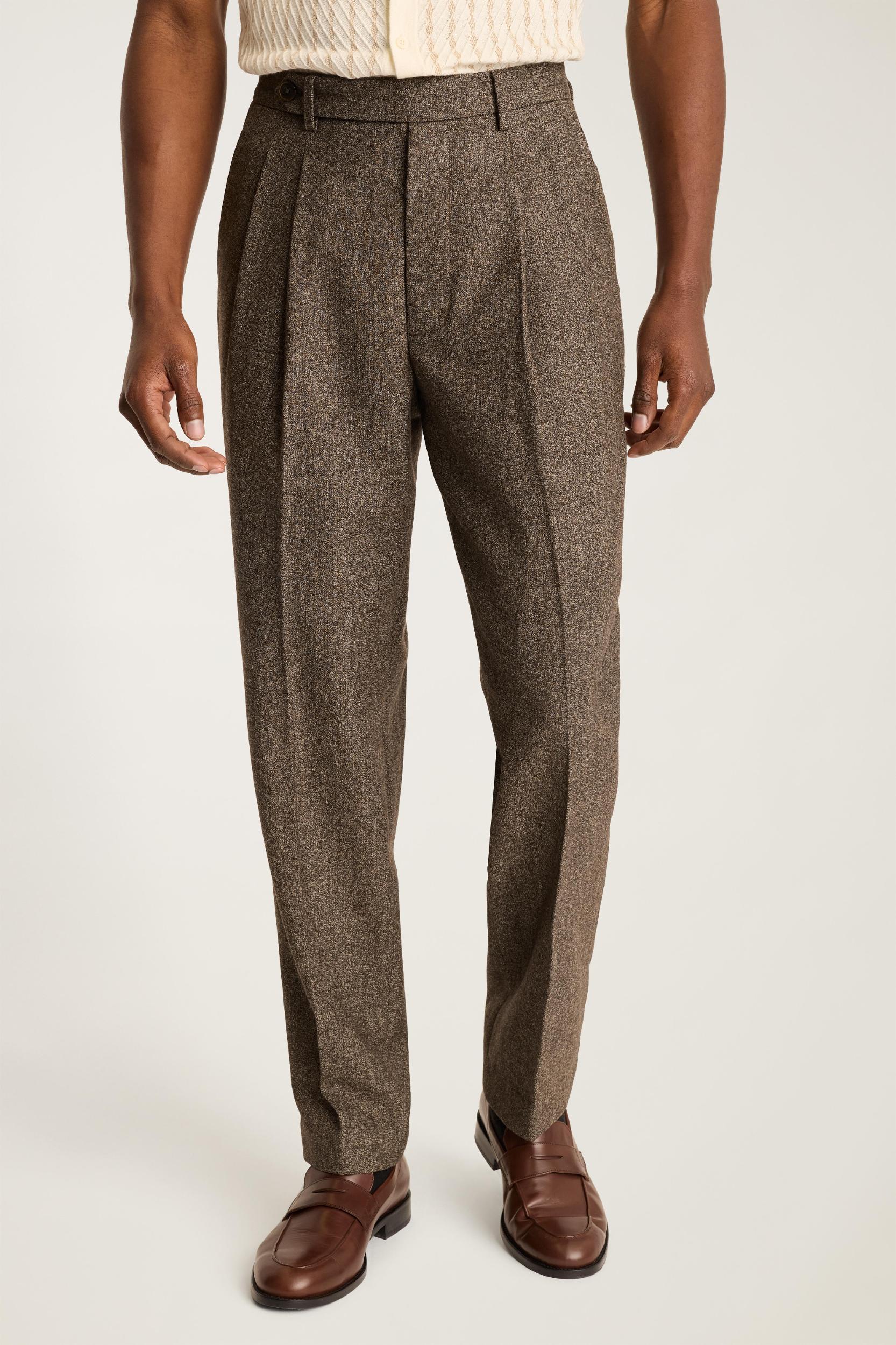 Pleated Wool Trouser Product Image