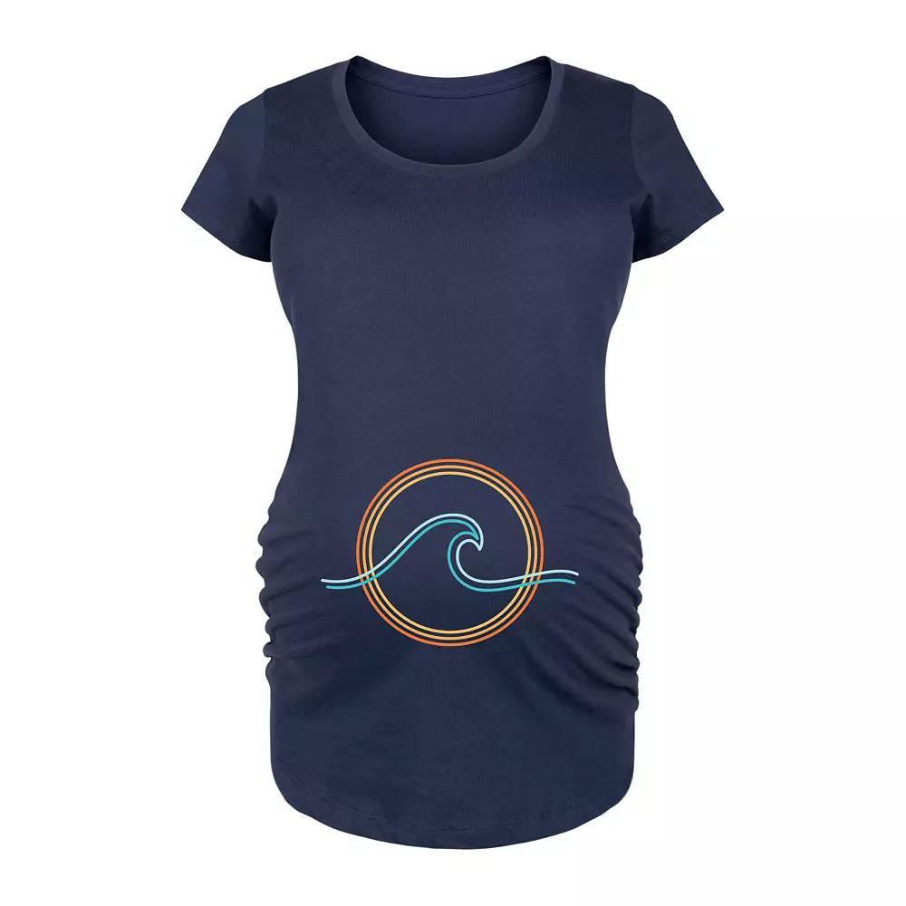 Maternity Sun Wave Graphic Tee, Womens Product Image