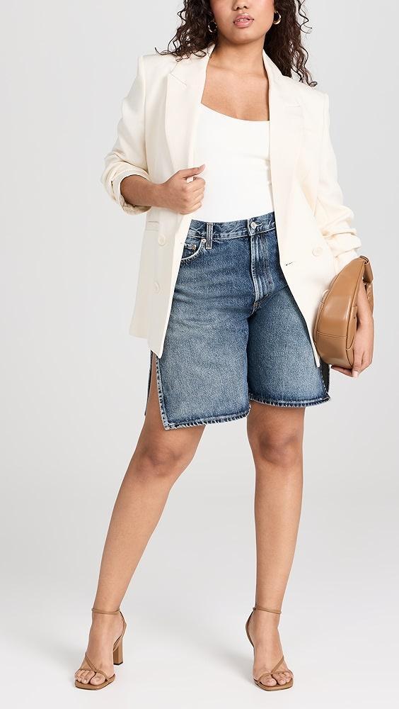 AGOLDE Vida High Rise Relaxed Straight Shorts | Shopbop Product Image