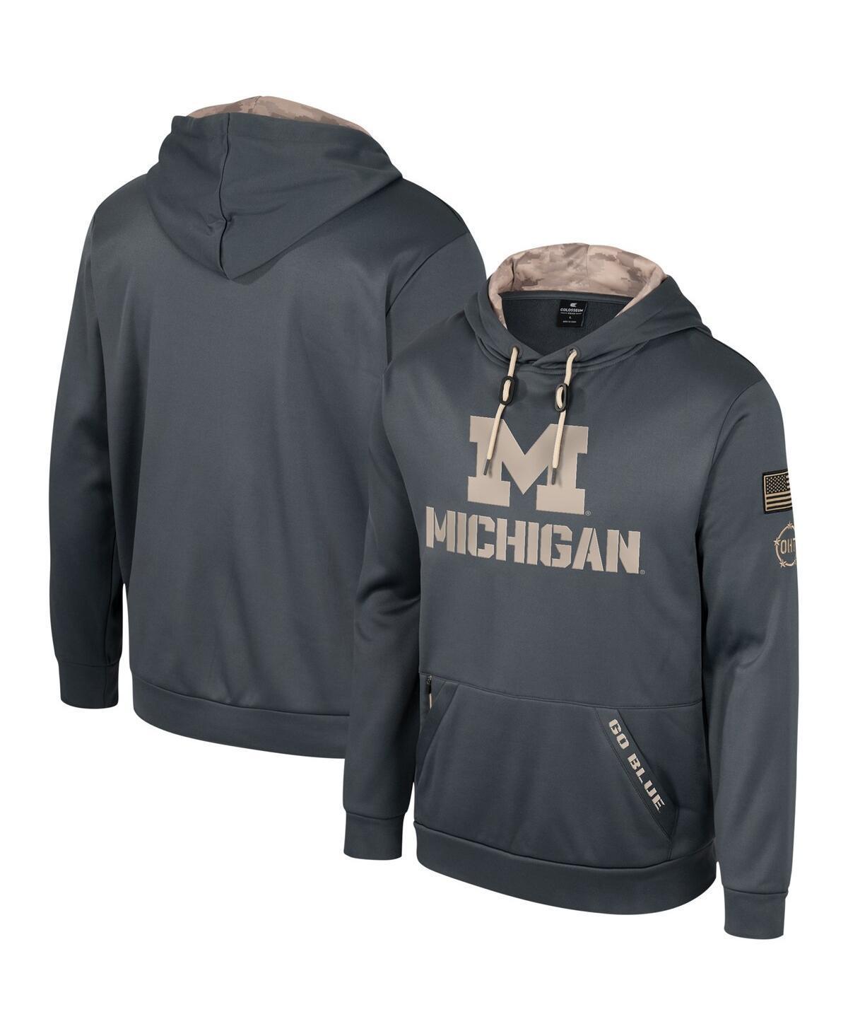 Men's Colosseum Charcoal Kentucky Wildcats OHT Military Appreciation Pullover Hoodie, Size: Medium Product Image