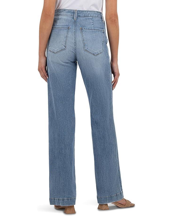 Women's KUT from the Kloth Jodi High Rise Fab Ab Wide Leg-Slash Front Pockets Fab Ab Product Image