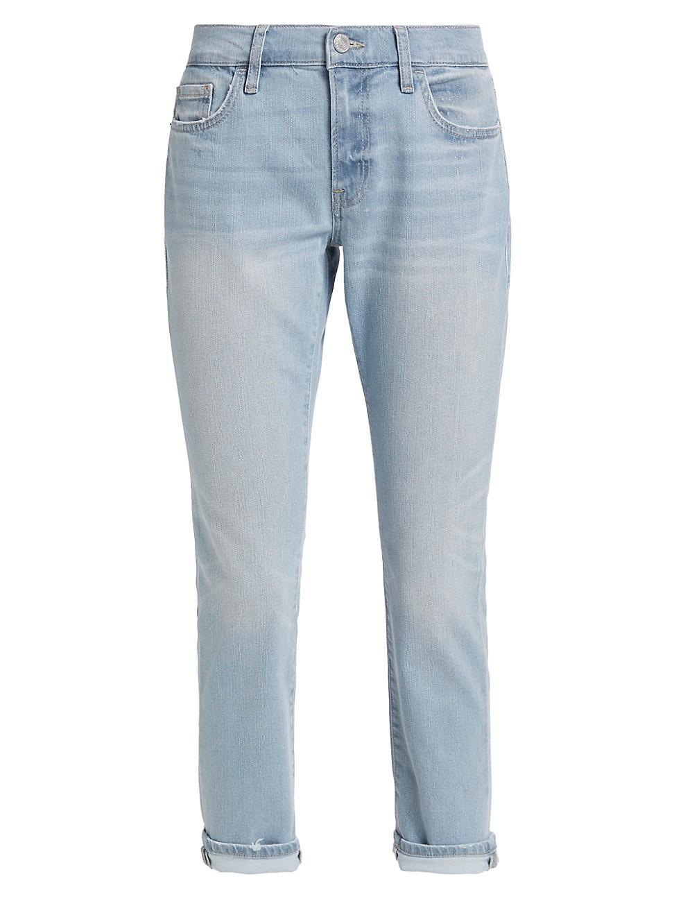 Womens Le Garcon Low-Rise Stretch Straight Ankle Jeans Product Image