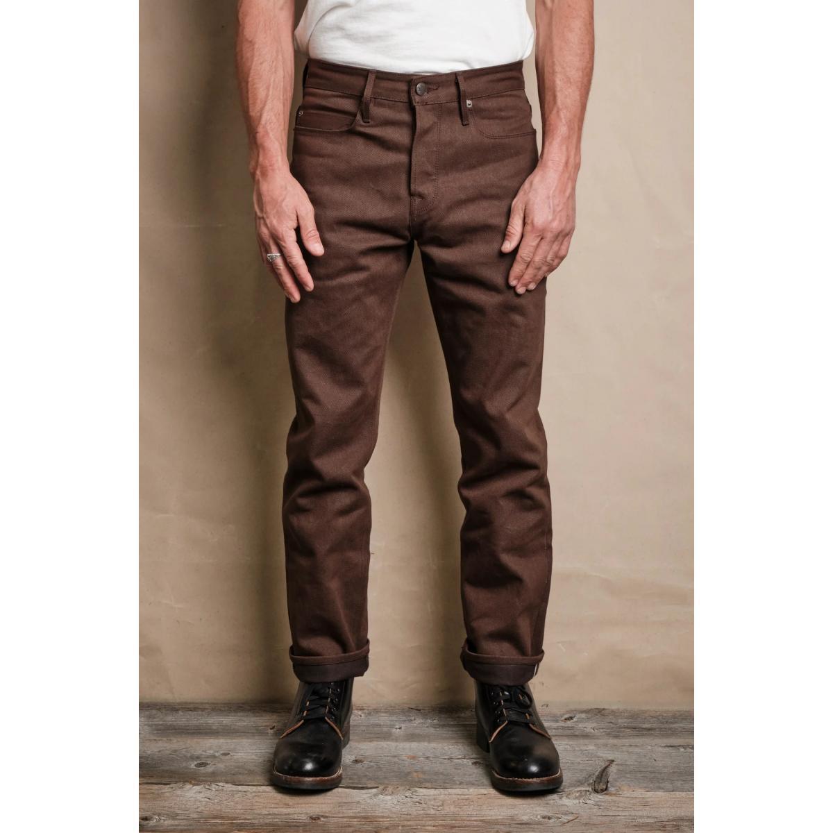 Portola Dark Brown Denim Product Image