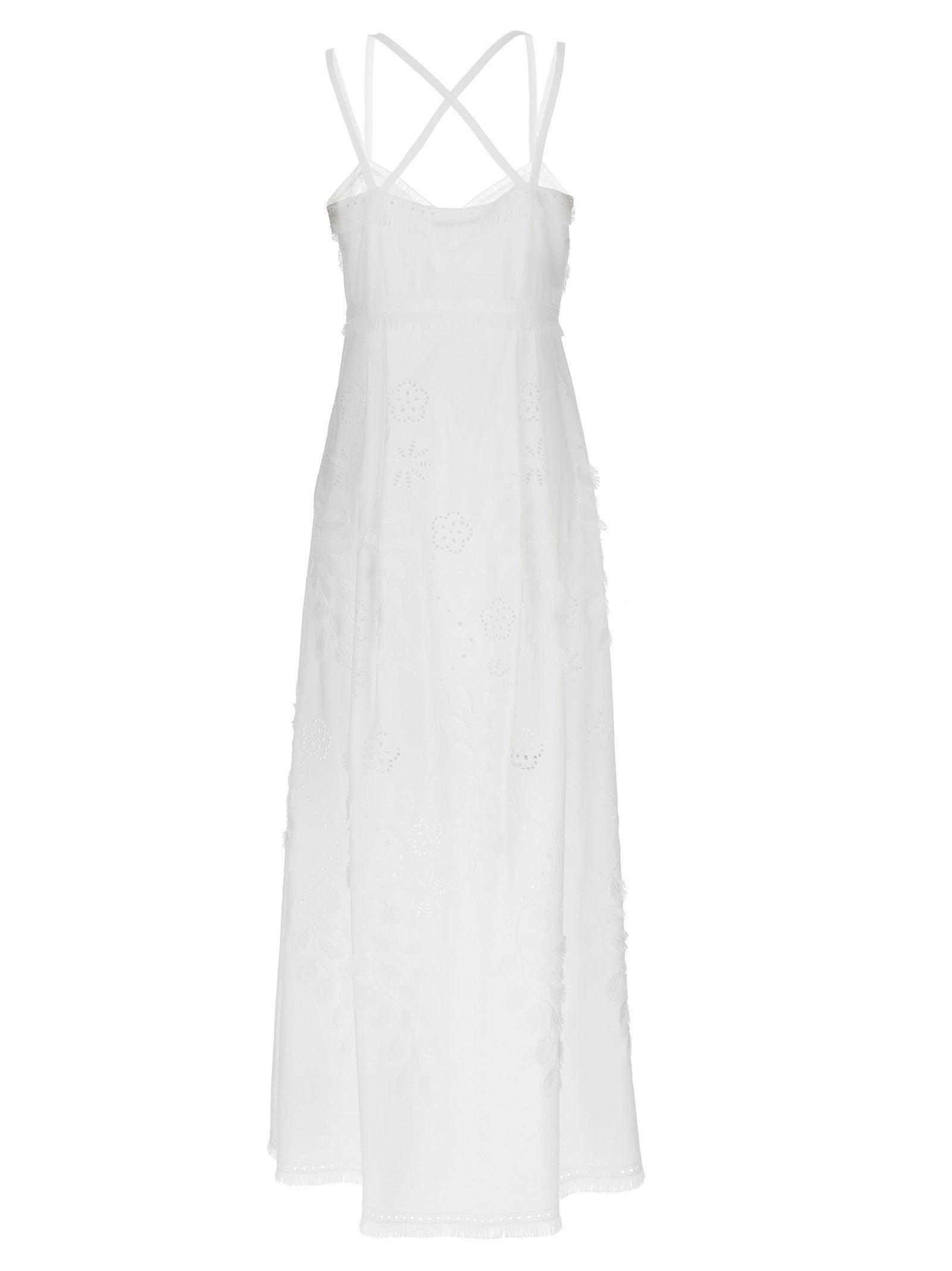 ALBERTA FERRETTI Sangallo Dress Dresses White Product Image