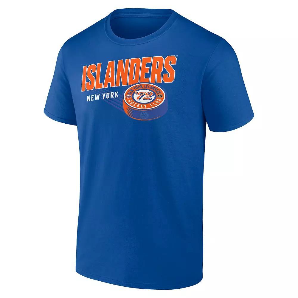 Men's Fanatics New York Islanders NHL Biscuit Puck Tee, Size: Large, Isl Blue Product Image