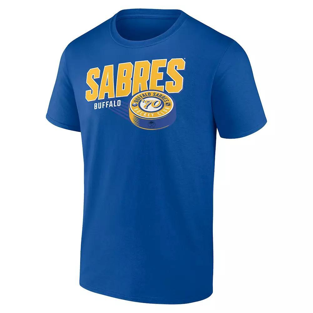 Men's Fanatics Buffalo Sabres Biscuit Puck Graphic Tee, Size: XL, Blue Product Image