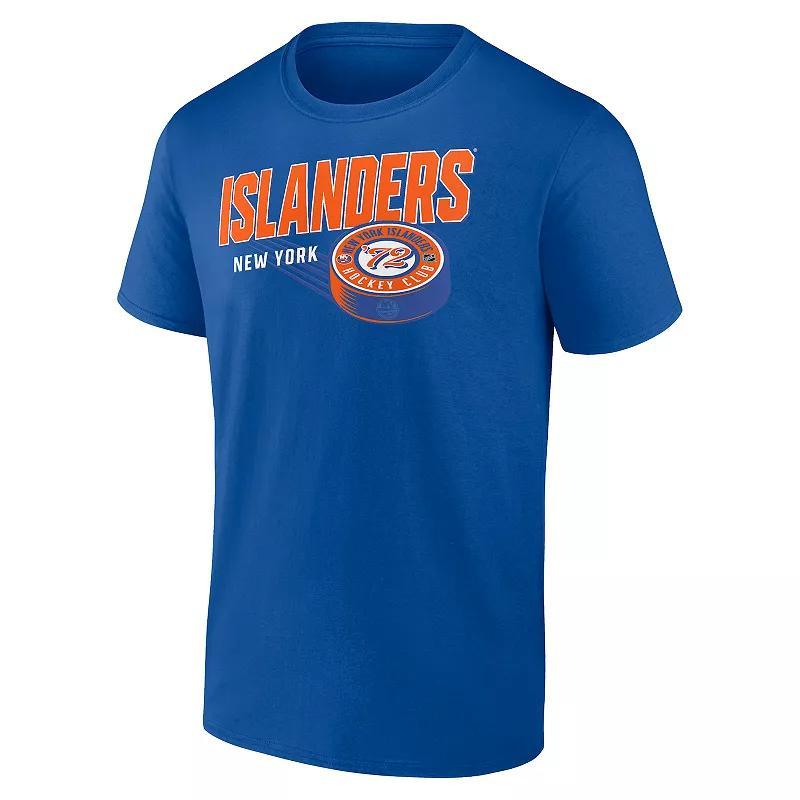 Men's Fanatics New York Islanders NHL Biscuit Puck Tee, Size: Large, Isl Blue Product Image
