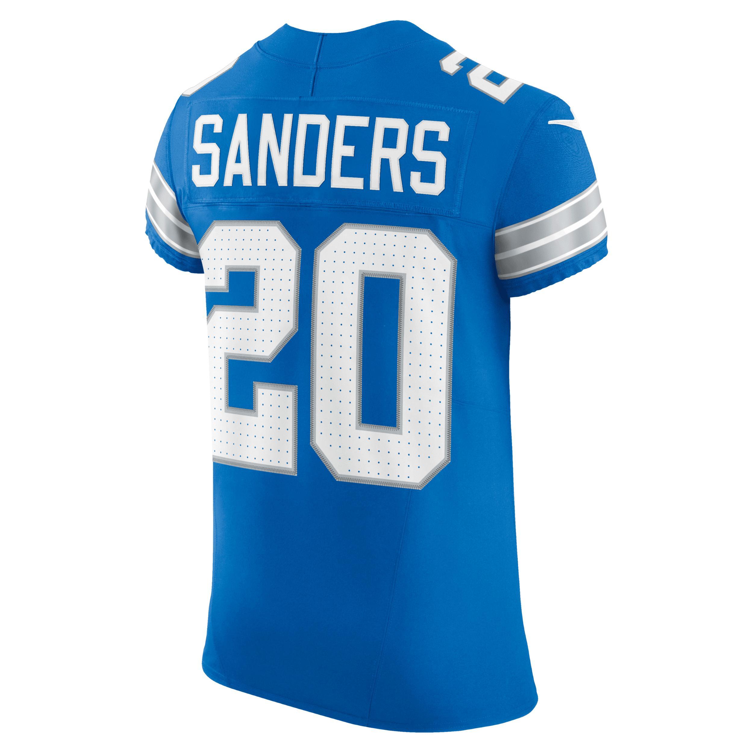 Barry Sanders Detroit Lions Nike Men's Dri-FIT NFL Elite Football Jersey Product Image