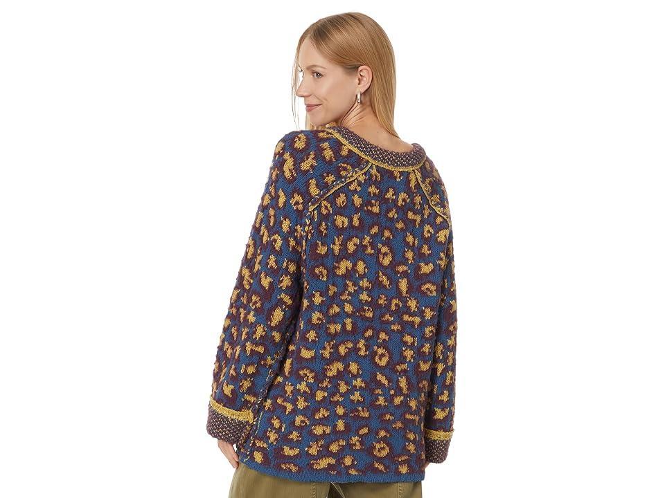 Free People Little Animal Pullover Fig Combo) Women's Sweater Product Image