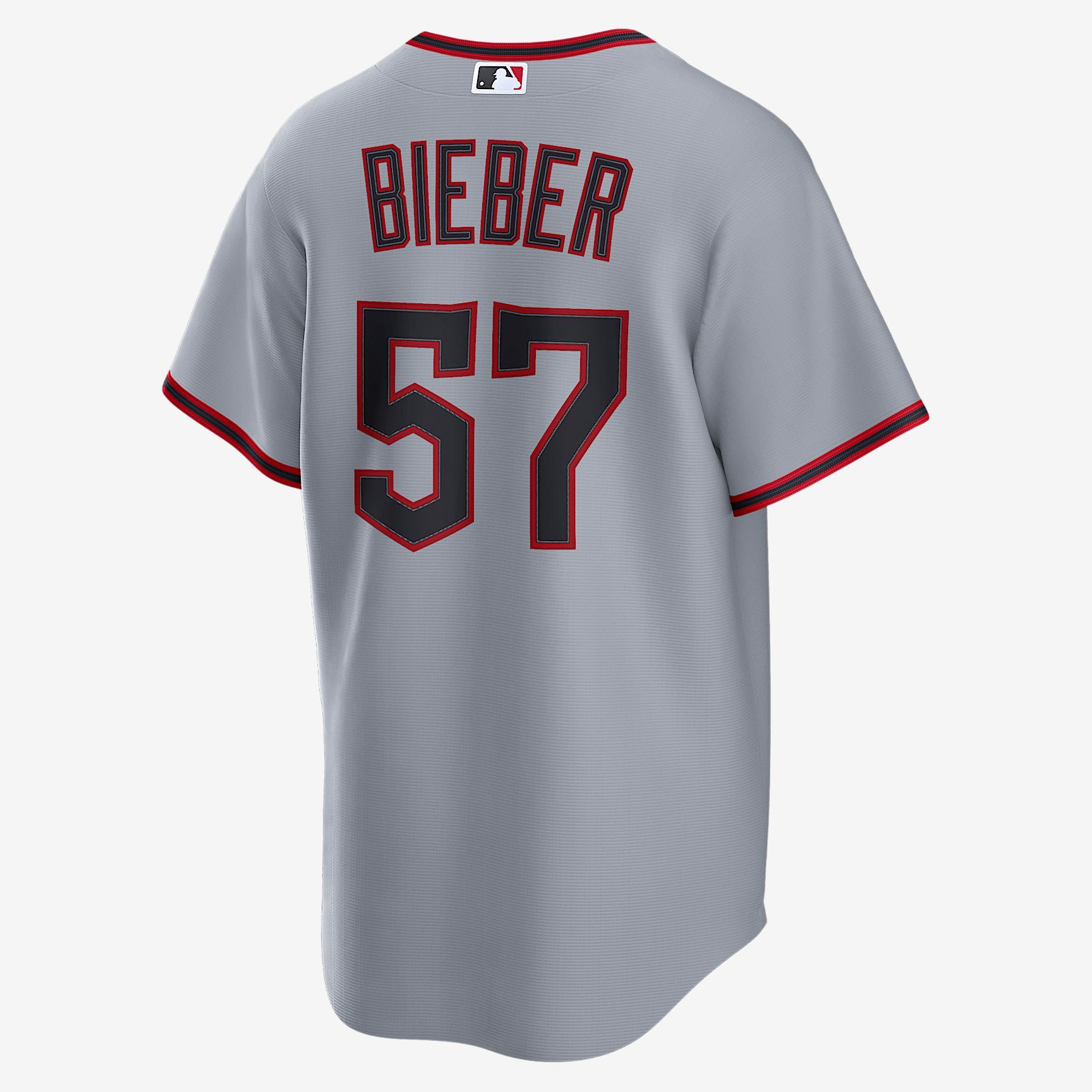 Shane Bieber Cleveland Guardians Men's Nike MLB Replica Jersey Product Image
