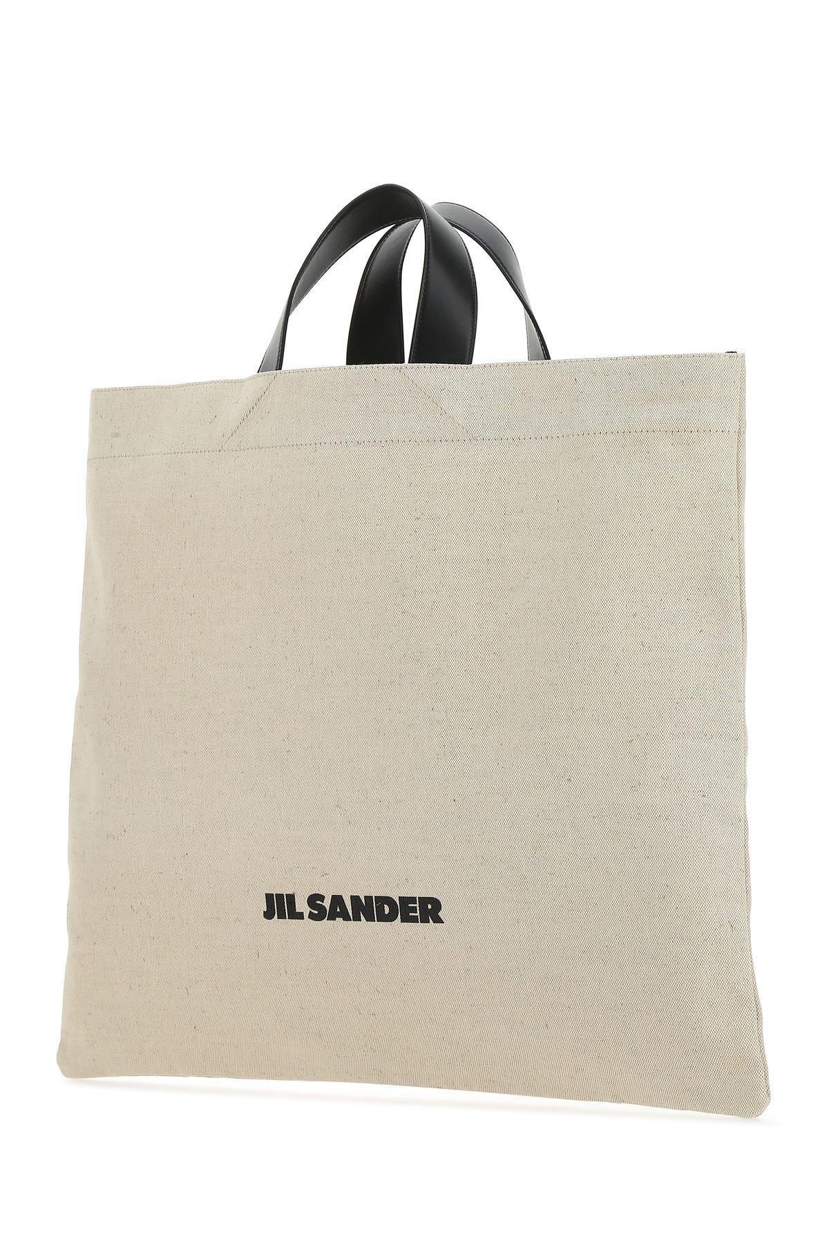 JIL SANDER Sand Canvas Handbag Product Image