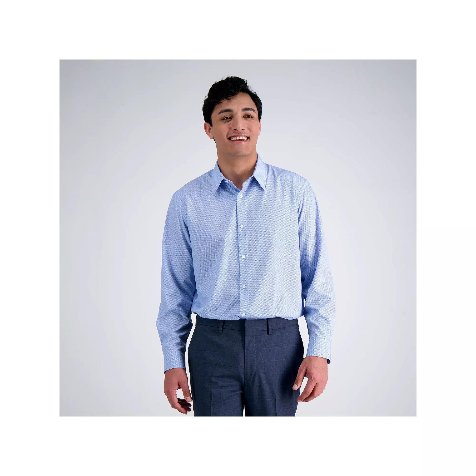 Mens Haggar Performance Classic Fit Dress Shirt Product Image