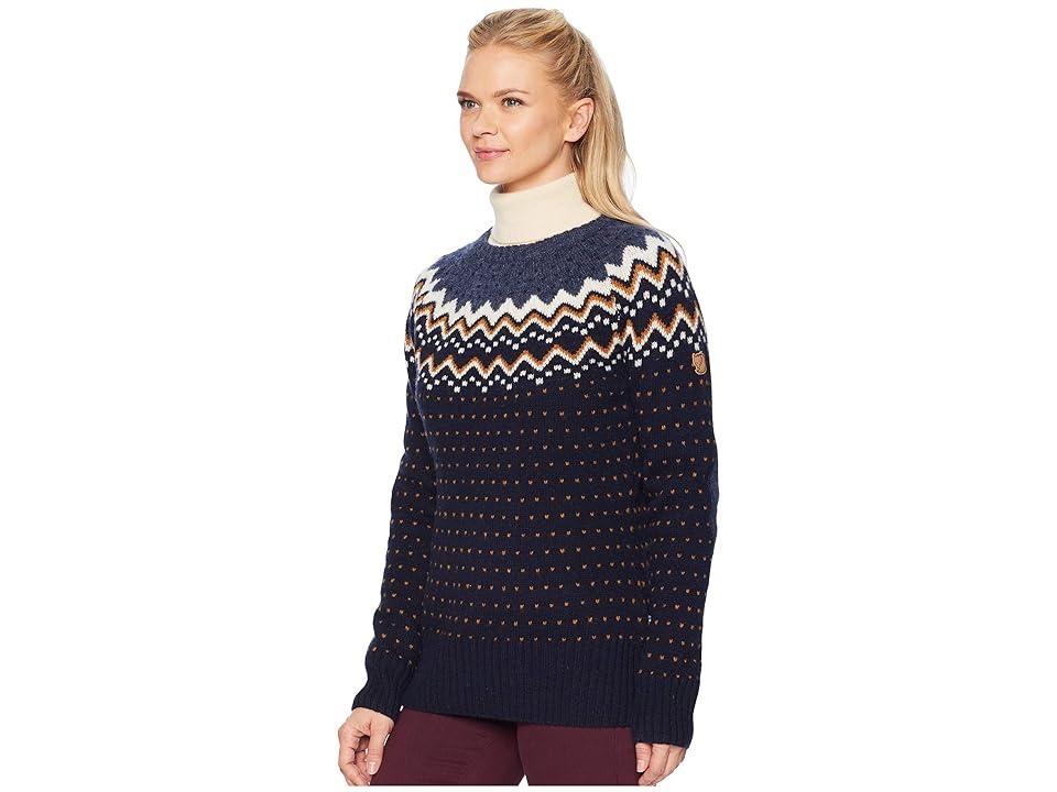 Fjallraven Ovik Knit Sweater (Dark ) Women's Sweater Product Image