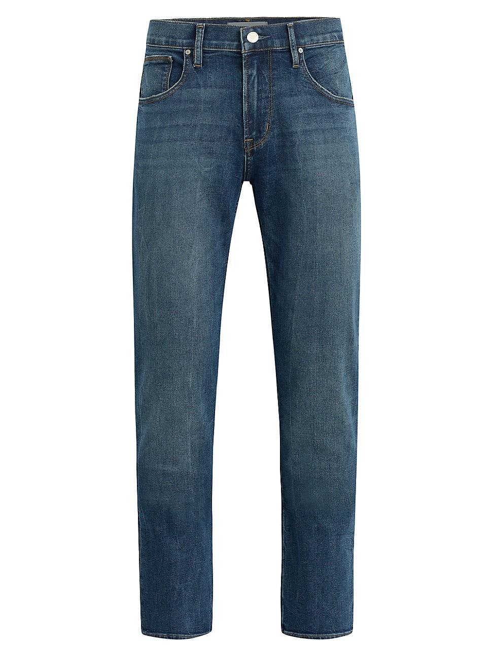 Mens Byron Stretch Straight-Leg Jeans Product Image