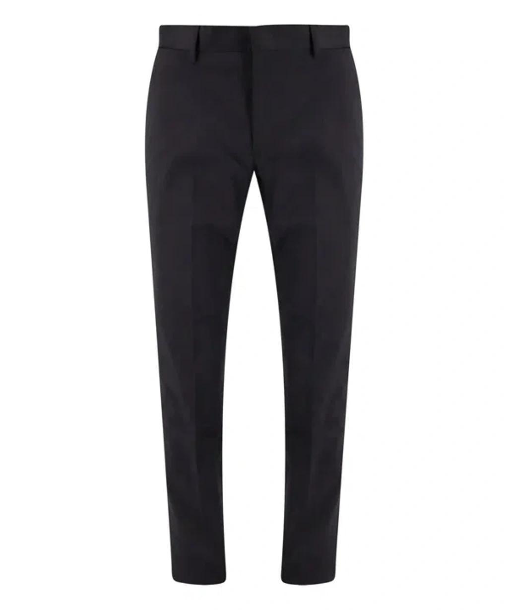 ZEGNA Cotton Trousers In Black Product Image