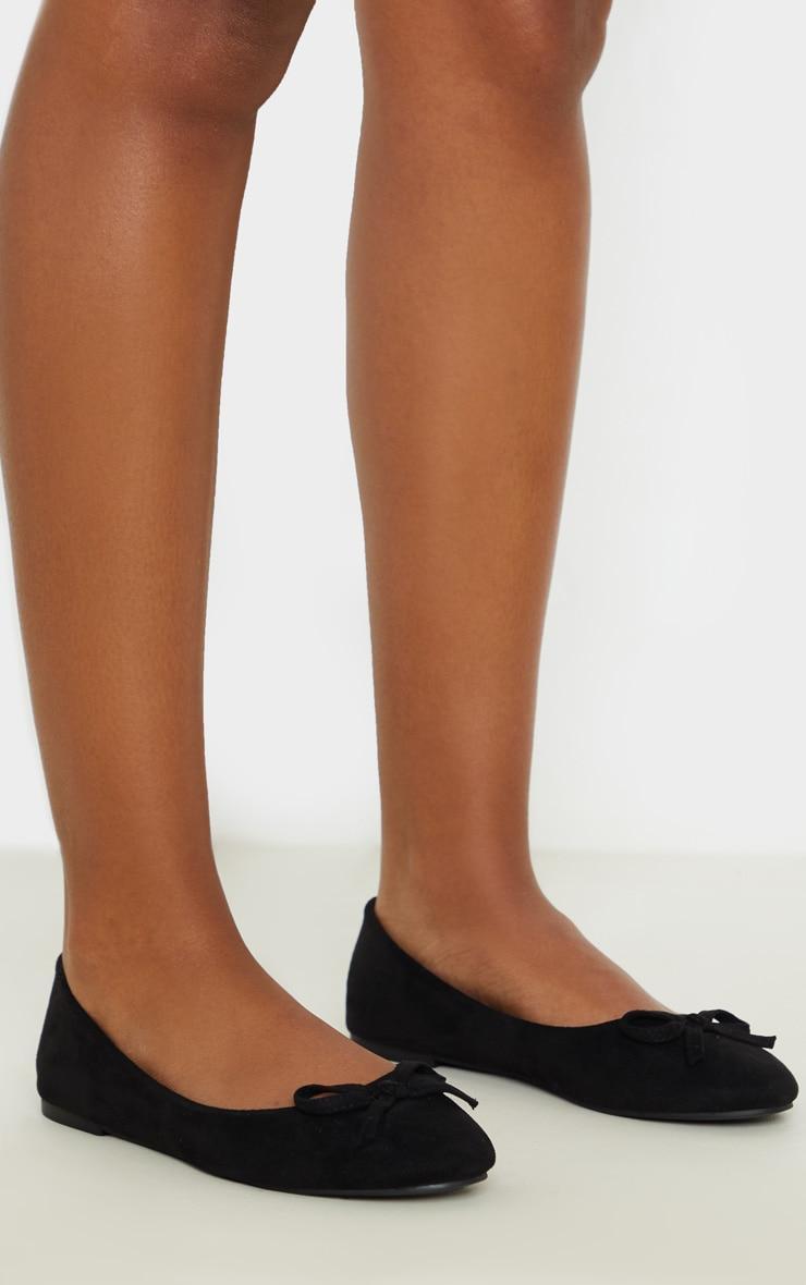 Black Round Toe Ballet Product Image