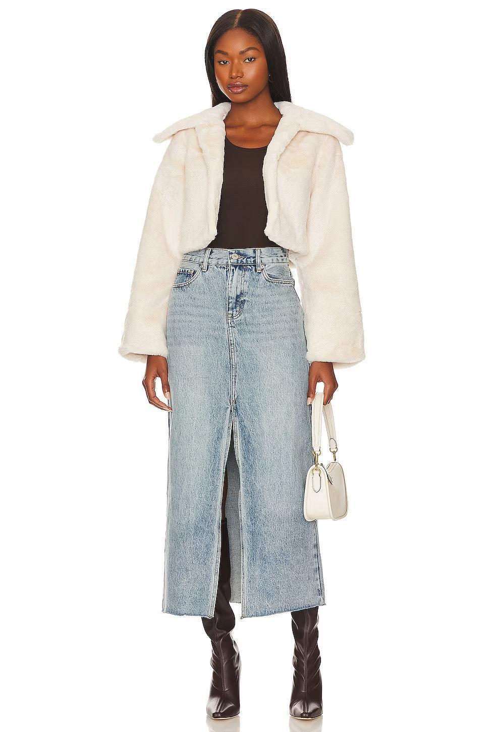 Avani Denim Skirt Product Image