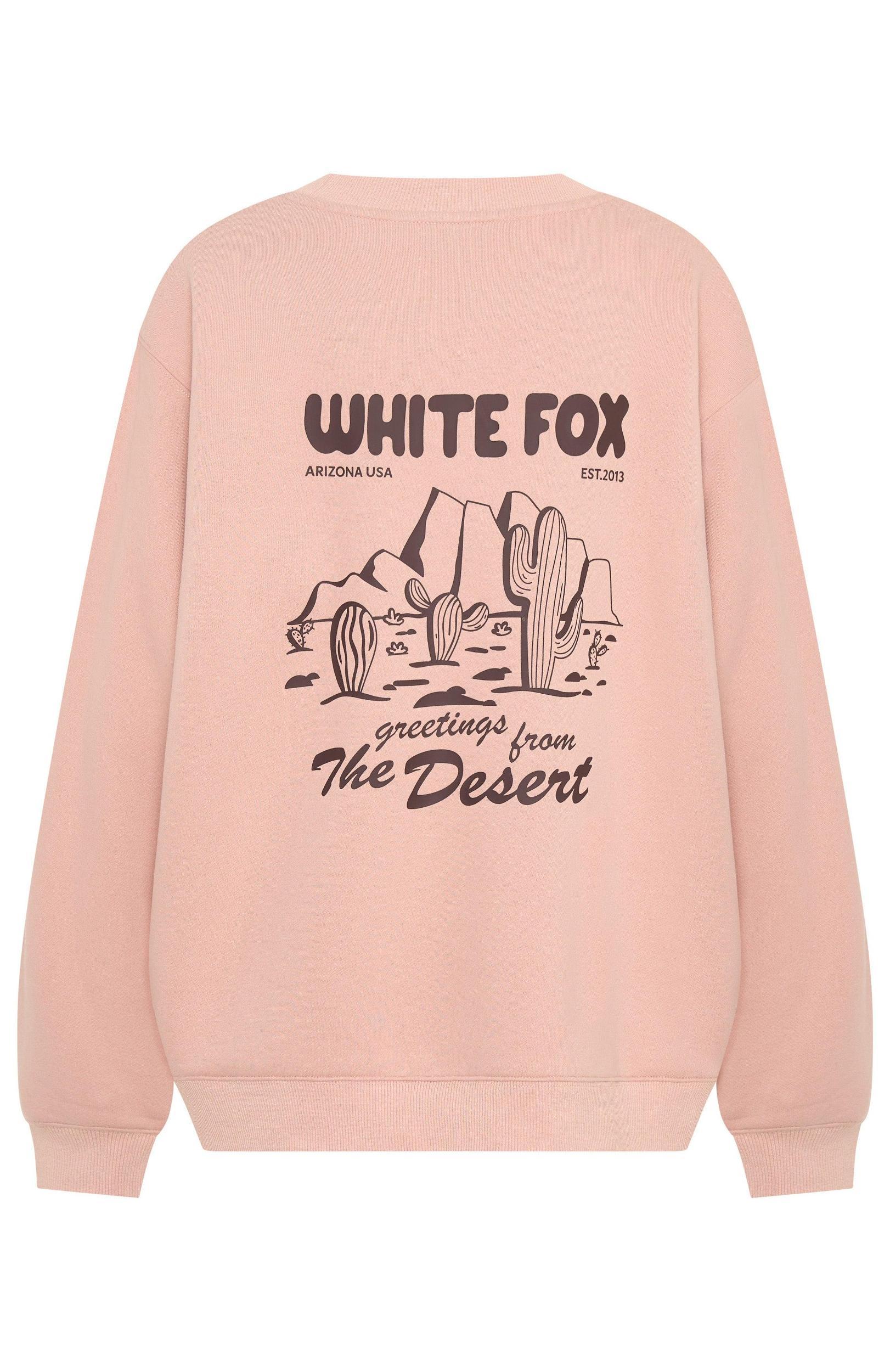 In The Desert Oversized Sweater Desert Pink Product Image