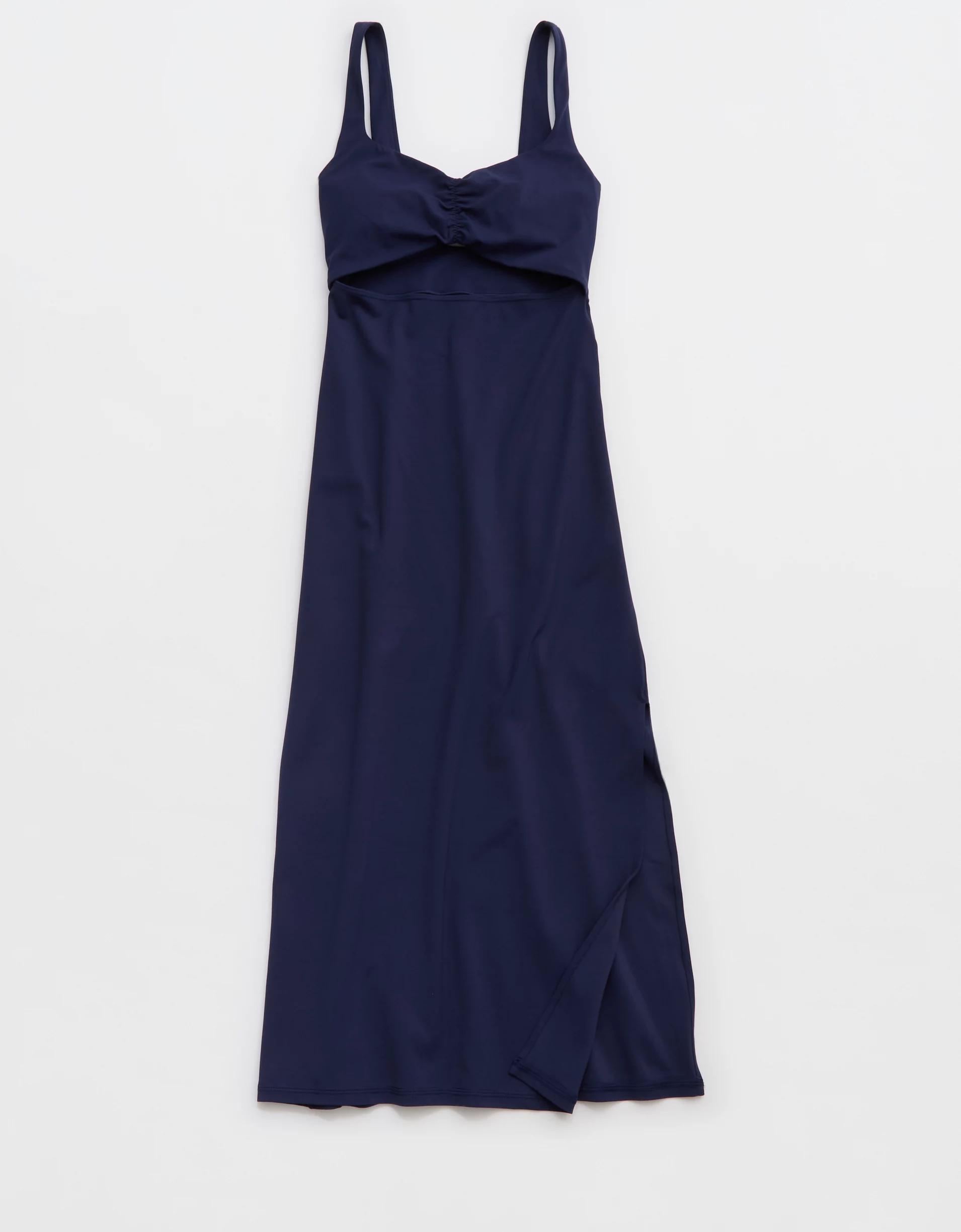 OFFLINE By Aerie Real Me XTRA Night Out Keyhole Midi Dress Product Image