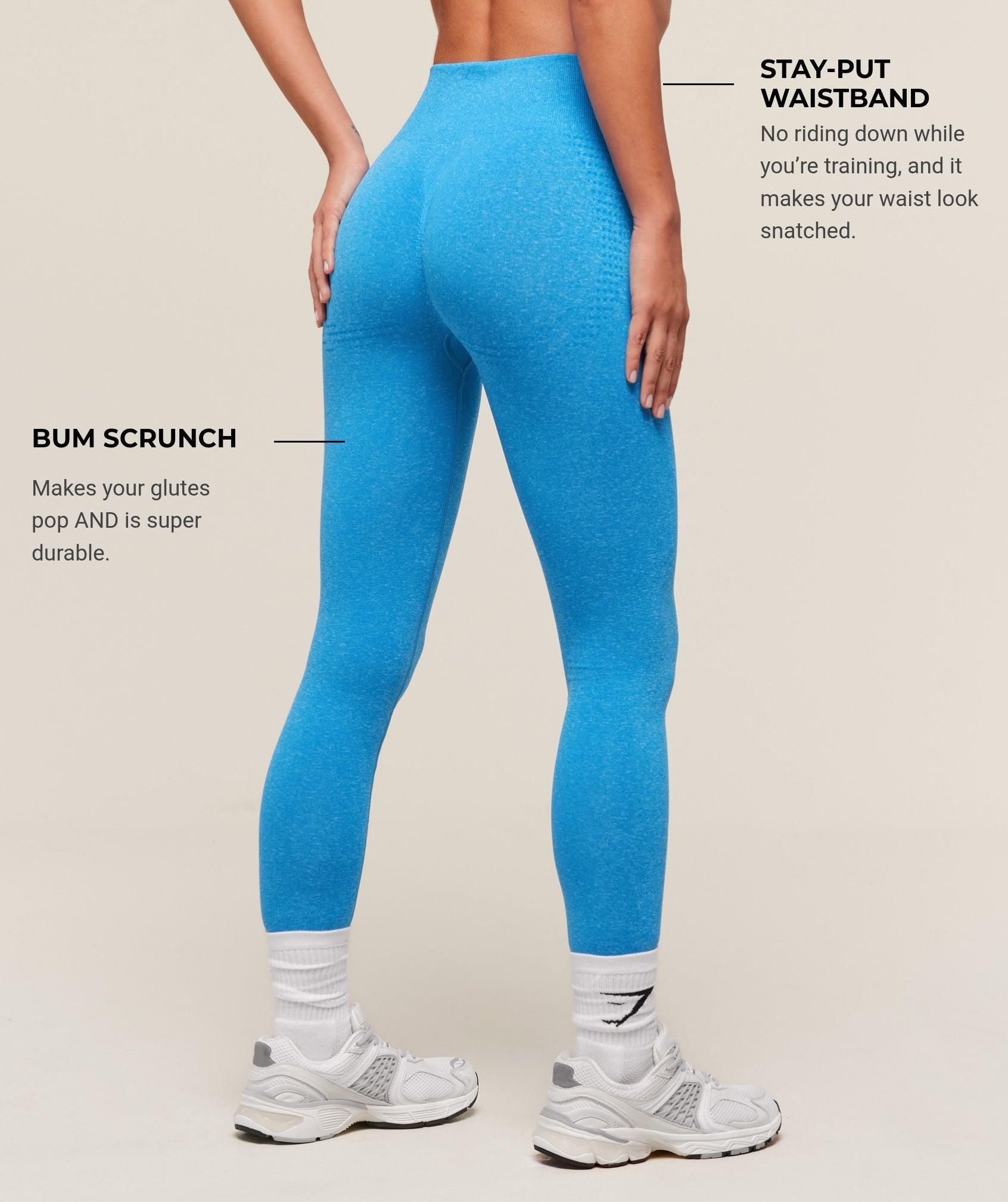 Gymshark Vital Soft Legging - Electric Blue/Marl Female Product Image