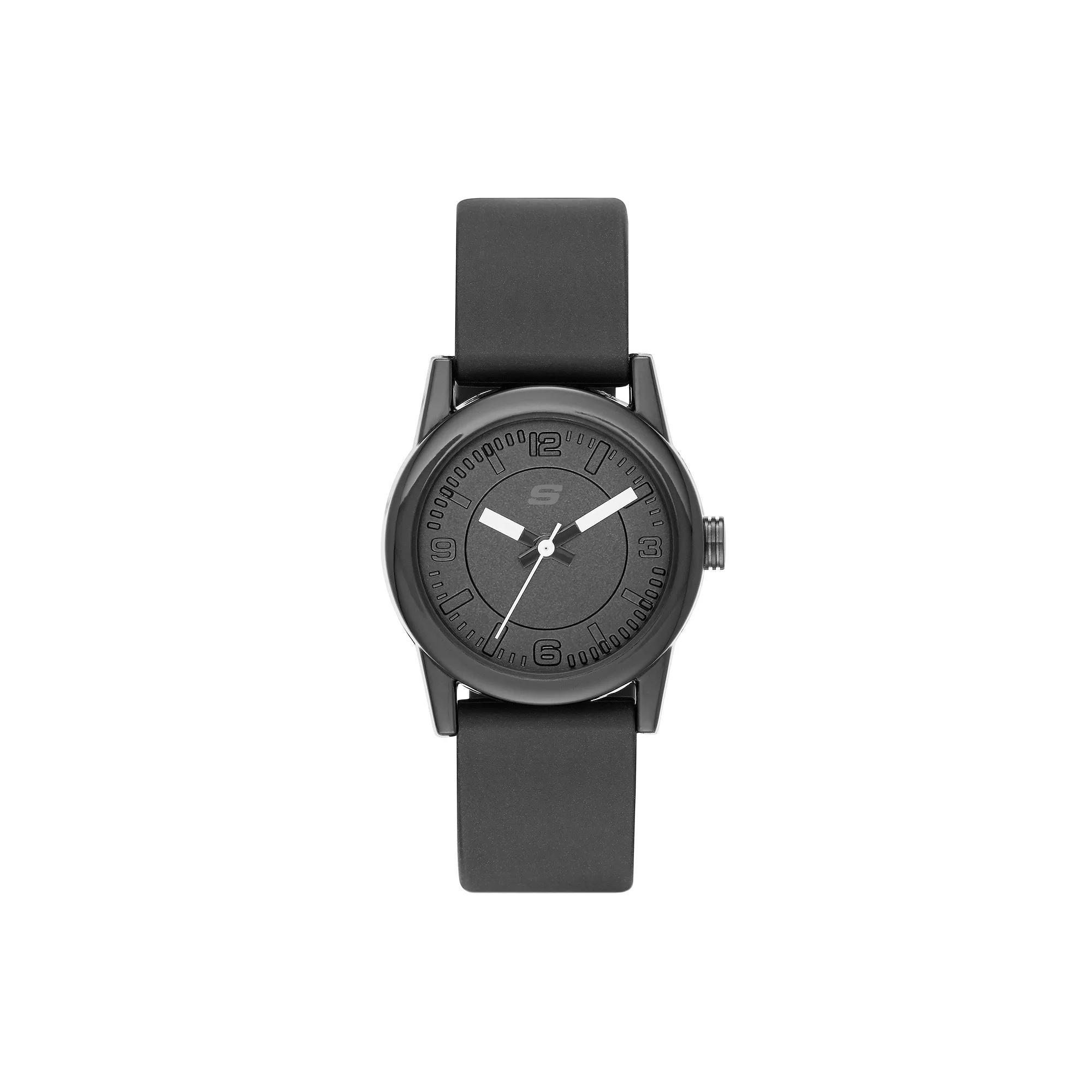 Skechers Rosencrans Mini Silicone Watch, Women's, Size: Small, Black Product Image