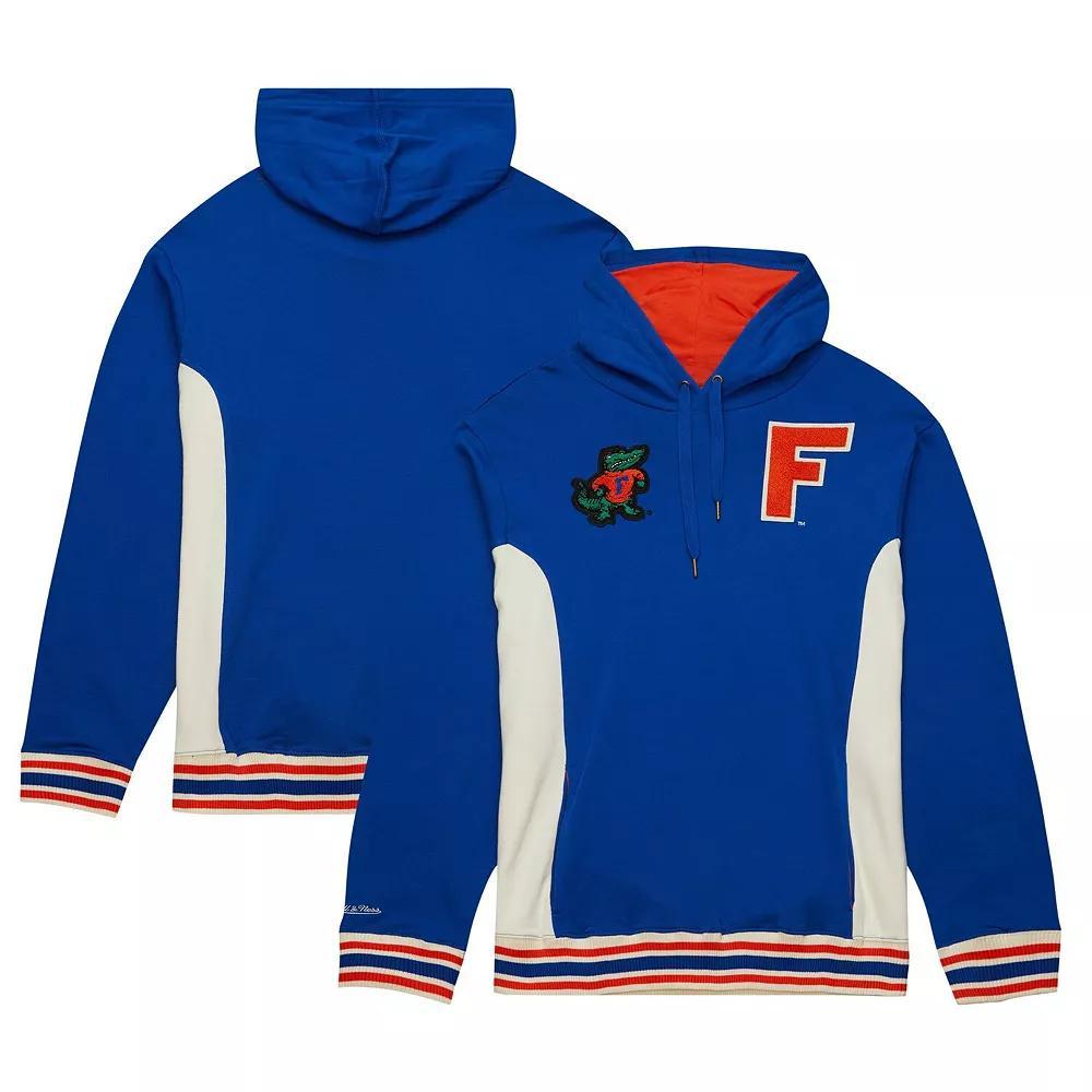 Men's Mitchell & Ness  Royal Florida Gators Team Legacy French Terry Pullover Hoodie, Size: XL, Blue Product Image