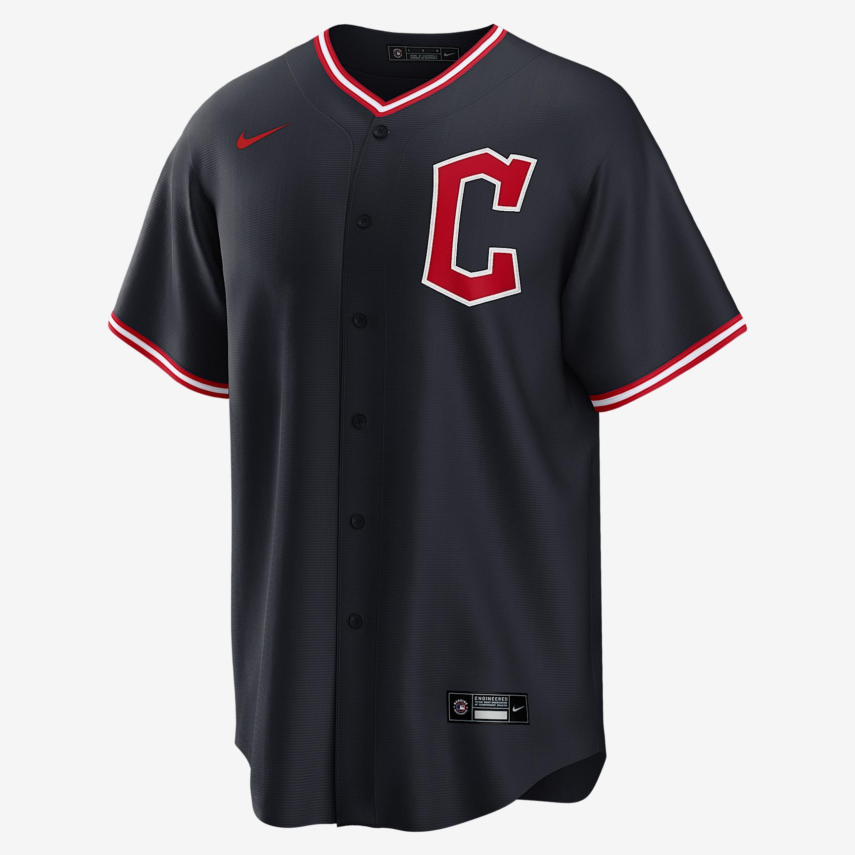 Steven Kwan Cleveland Guardians Men's Nike MLB Replica Jersey Product Image