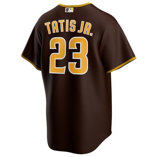 Nike Mens San Diego Padres Alternate Replica Player Jersey - Fernando Tatis Jr. - Brown Product Image