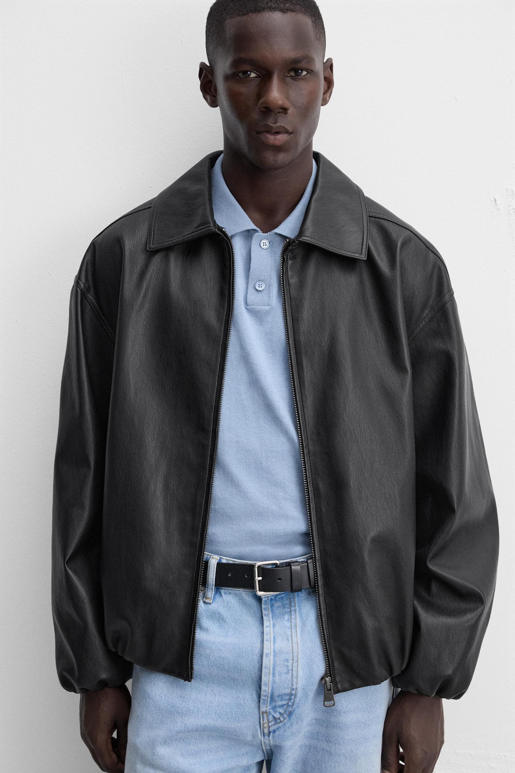 FAUX LEATHER JACKET Product Image