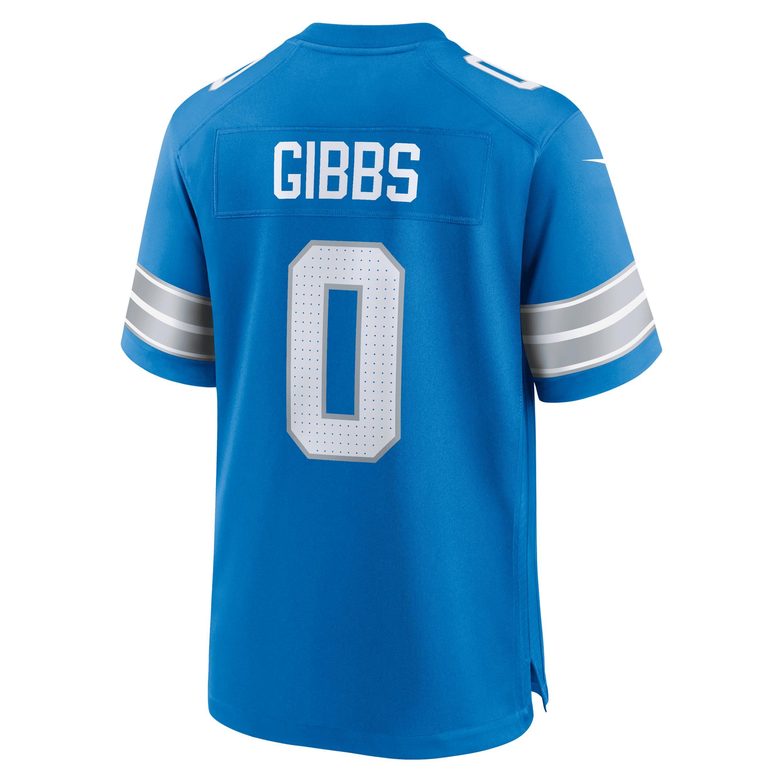 Jahmyr Gibbs Detroit Lions Nike Men's NFL Game Jersey Product Image