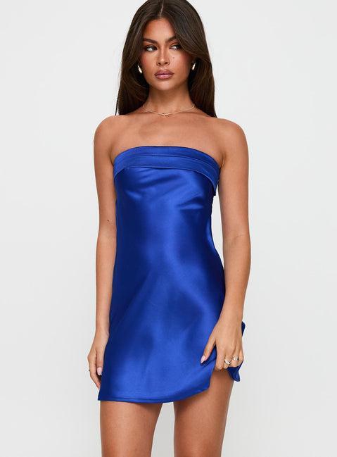 Phillipa Mini Dress Cobalt Product Image