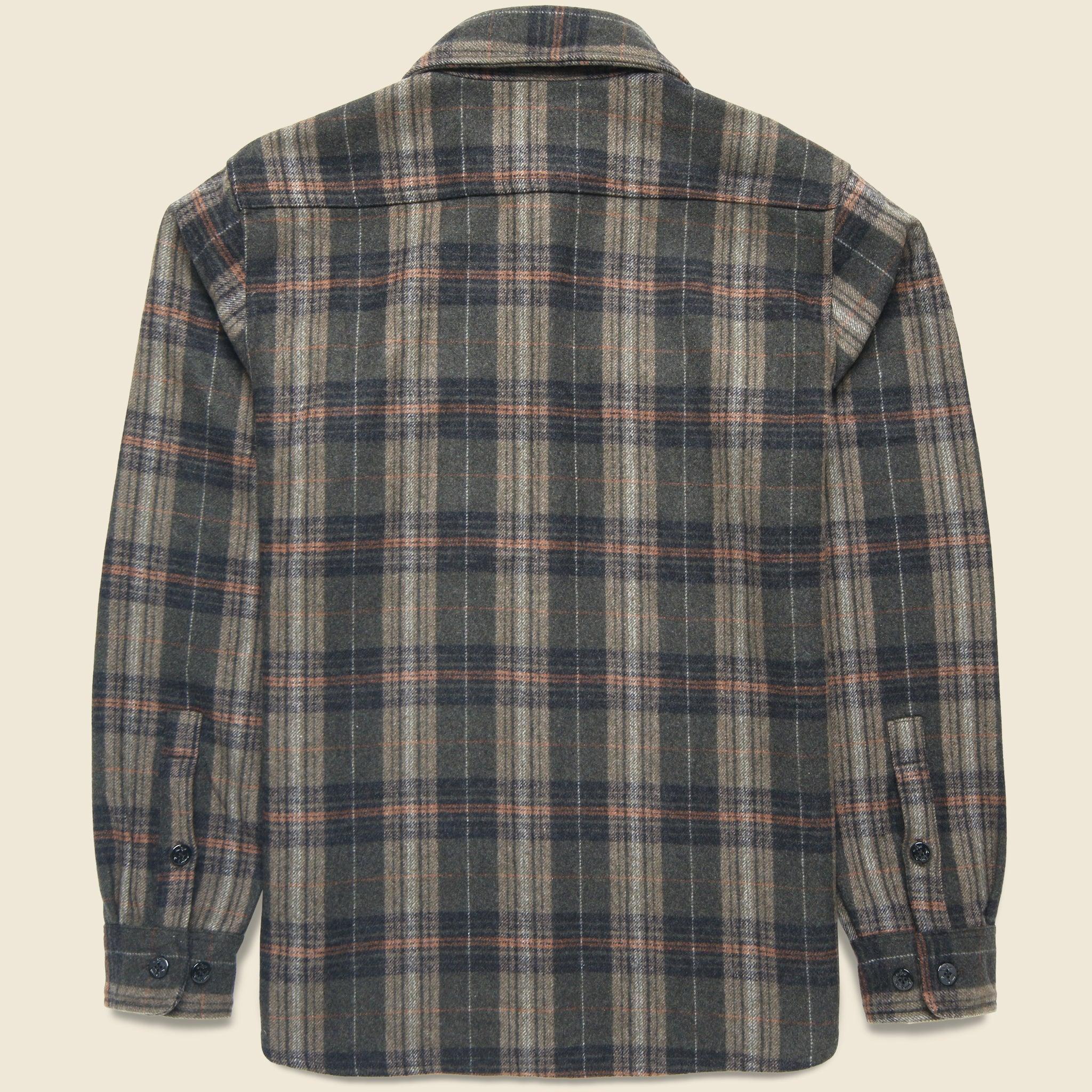 CPO Wool Shirt - Olive Plaid Product Image