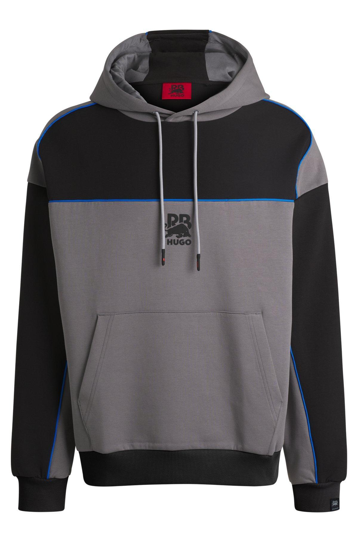 HUGO x RB hoodie with piping details Product Image