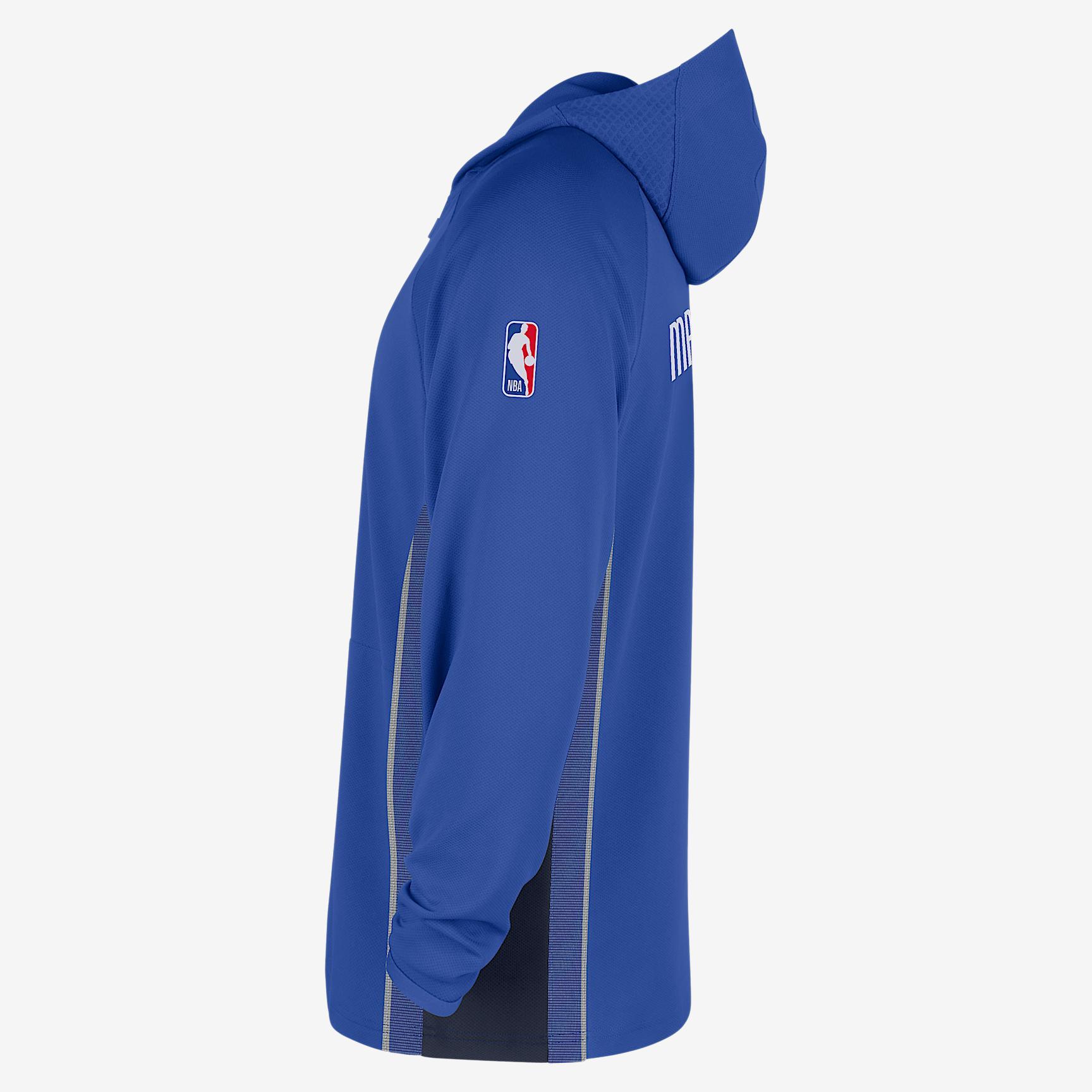 Dallas Mavericks Zoned Men's Nike Dri-FIT NBA 1/4-Zip Hoodie Product Image
