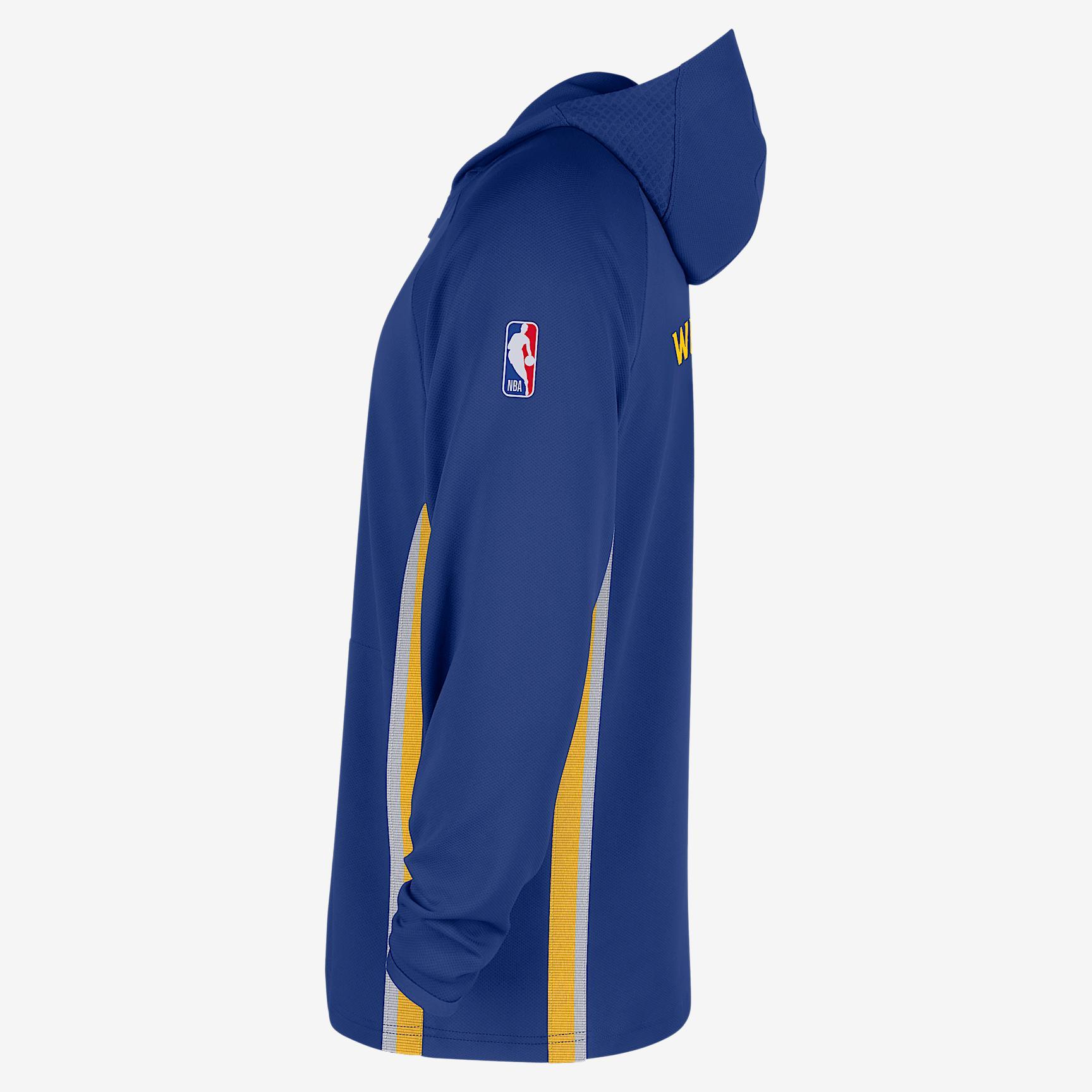 Golden State Warriors Zoned Men's Nike Dri-FIT NBA 1/4-Zip Hoodie Product Image