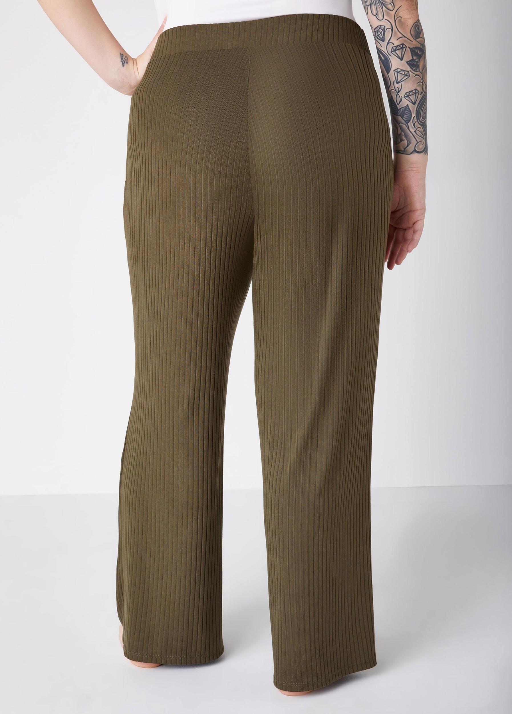 Ribbed Lounge Straight Leg Pants Product Image