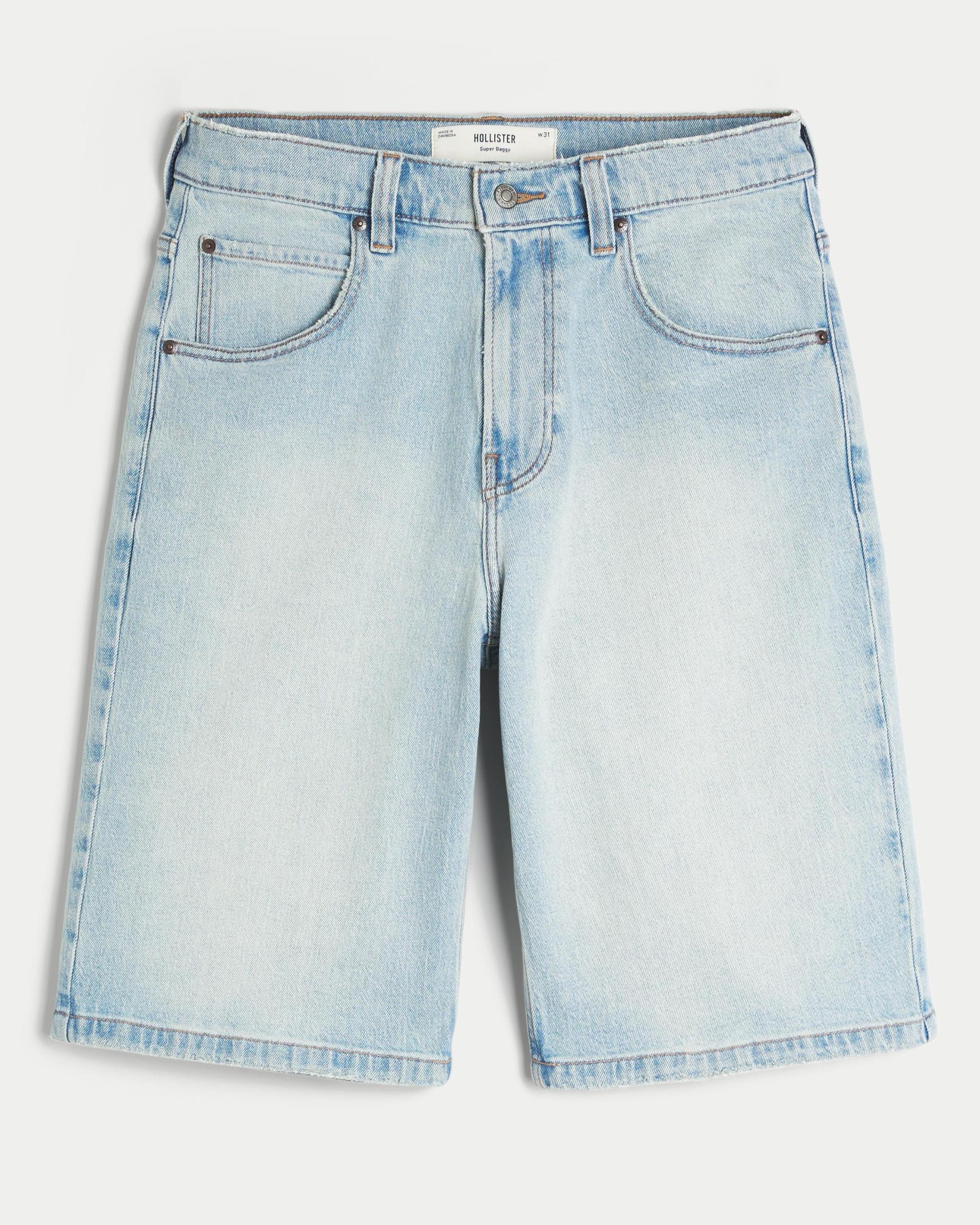 Super Baggy Denim Shorts Product Image