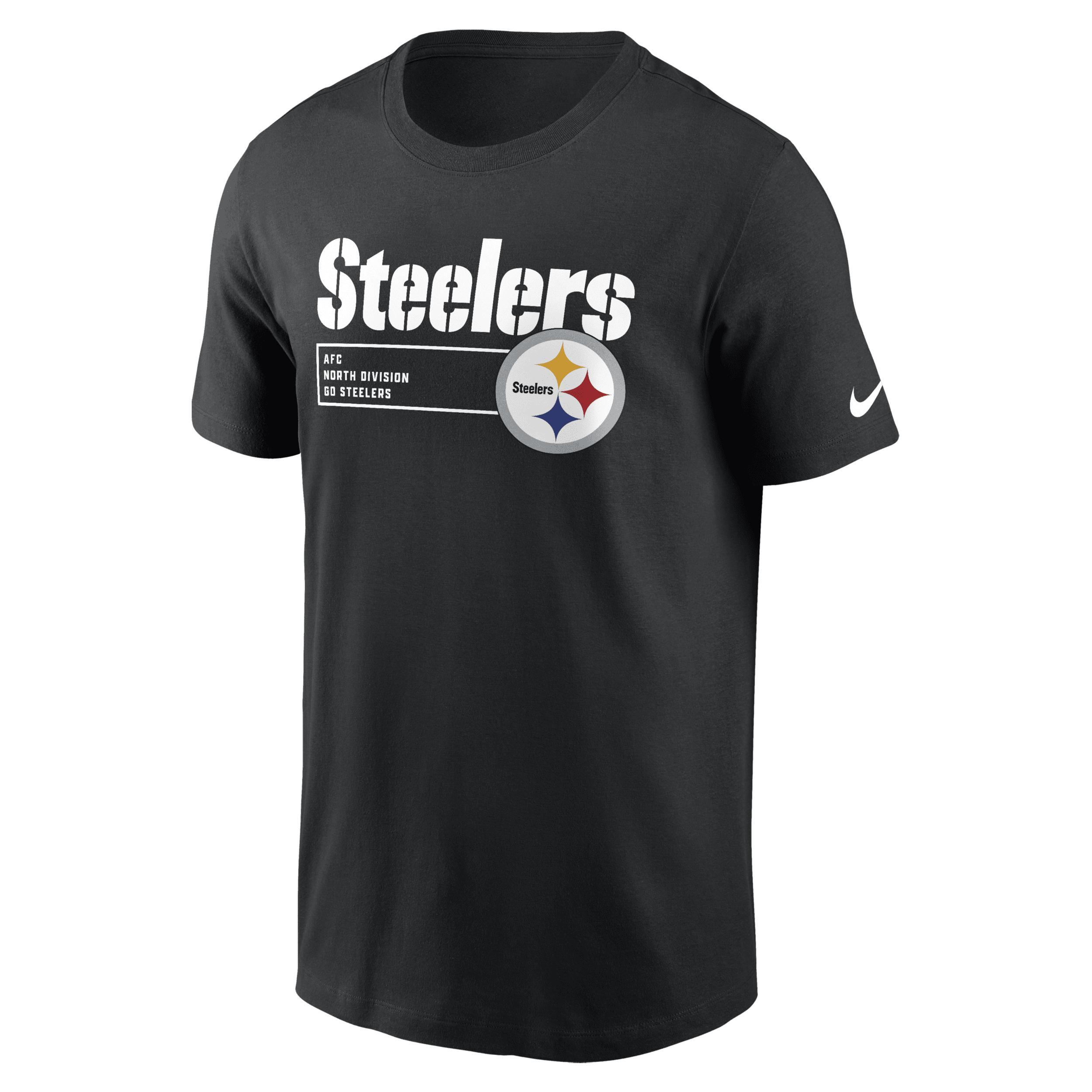 Mens Nike Pittsburgh Steelers Division Essential T-Shirt Product Image