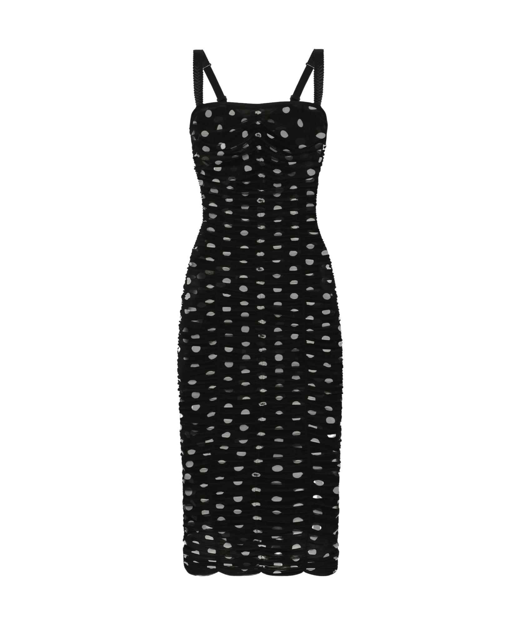DOLCE & GABBANA Women Abito Mambo Italiano In Black Product Image