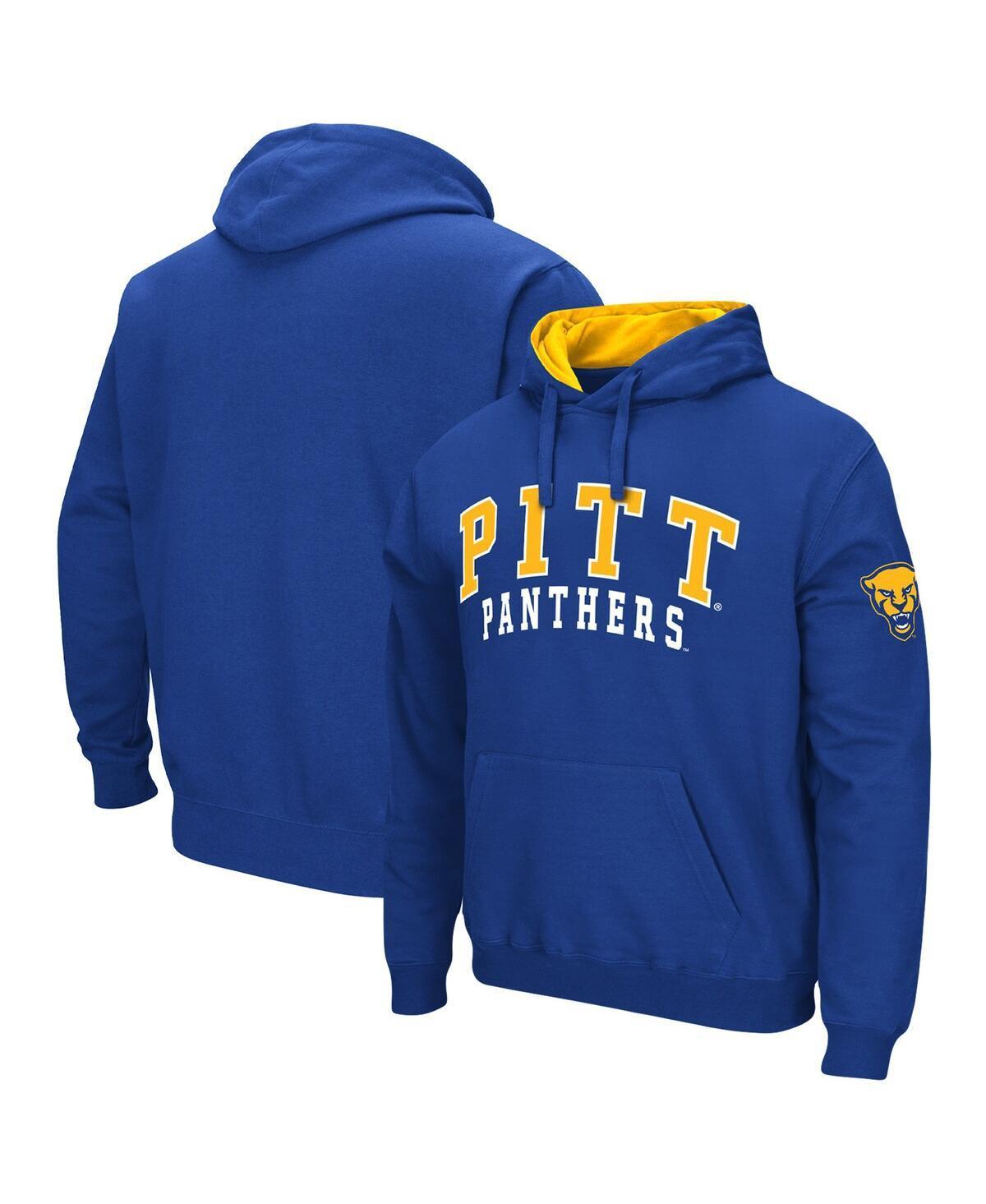 Men's Colosseum Royal Pitt Panthers Double Arch Pullover Hoodie, Size: XL, Blue Product Image
