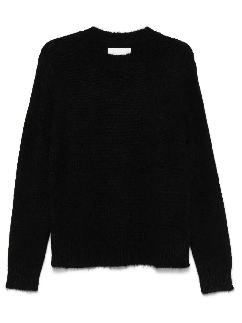 JIL SANDER Crewneck Jumper In Black Product Image