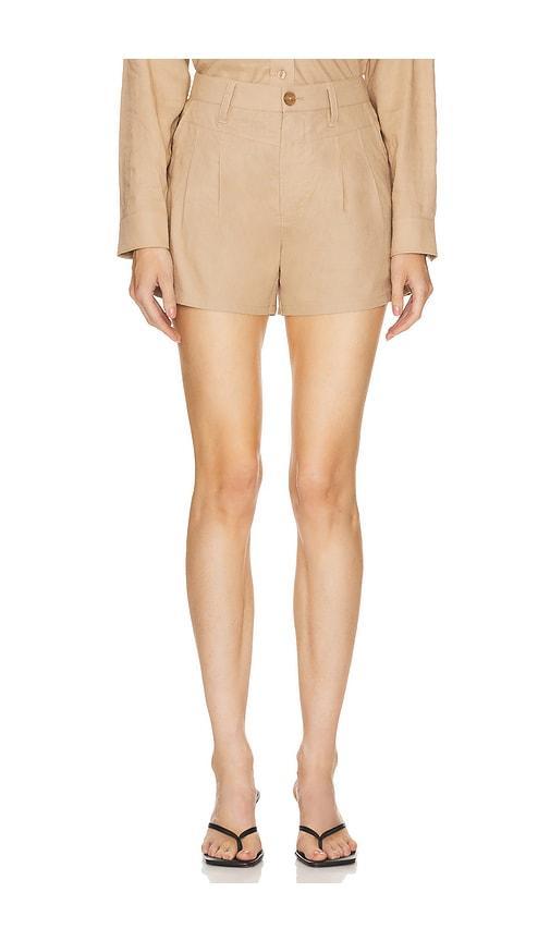 Front Yoke Pleated Short Product Image