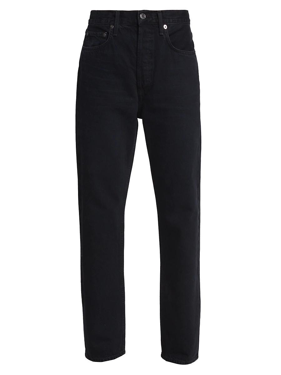 Agolde 90s Pinch Waist High Rise Straight Jeans in Crushed Product Image