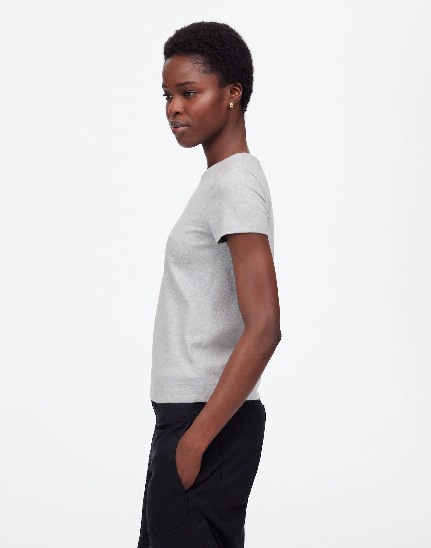 Essential Slim Tee in Lightweight Cotton Product Image