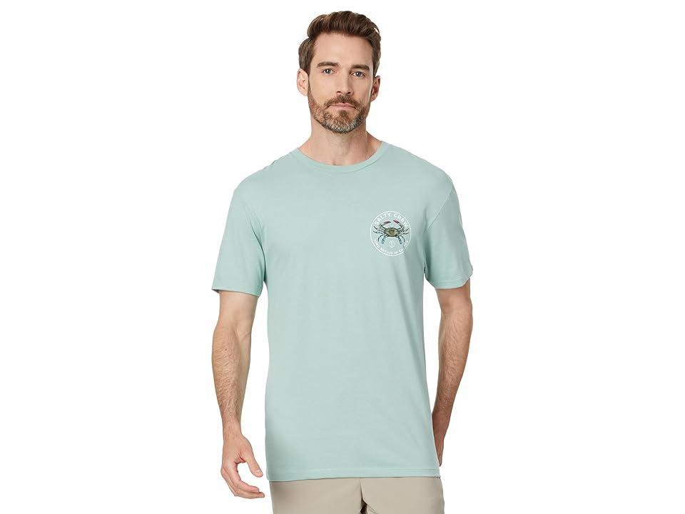Salty Crew Blue Crabber Premium Short Sleeve Tee (Mackerel) Men's Clothing Product Image