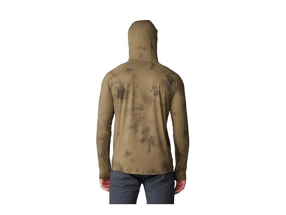 Mountain Hardwear Crater Lake Hoody (Raw Clay Clouds Dye Print) Men's Clothing Product Image